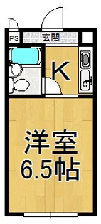 プリエールJR尼崎【5階】の間取り