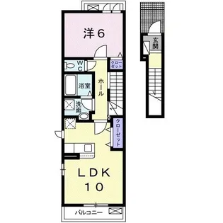 リス ブロン【2階】の間取り