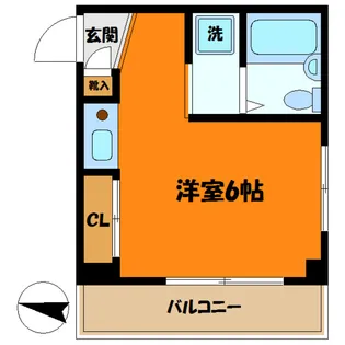 第2長井ビル【8階】の間取り