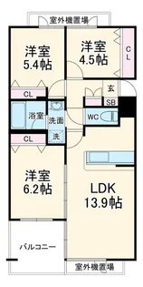 ドルフ南本宿II【2階】の間取り