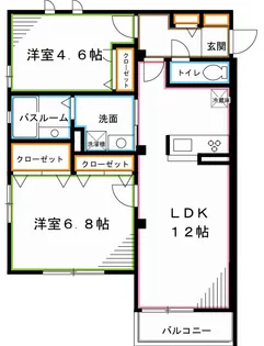 オーチャード南荻窪(NORTH)【1階】の間取り
