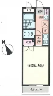 エアフォルク久里浜【3階】の間取り