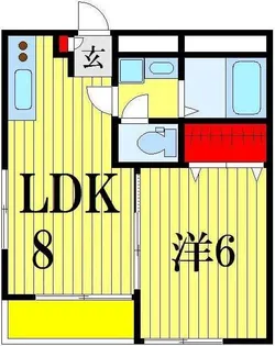 ハイツ セイザン【3階】の間取り