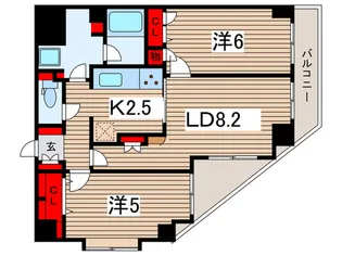 日神パレステージ新小岩第3【3階】の間取り