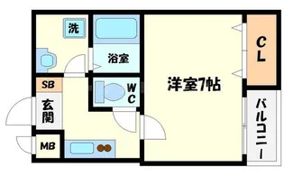 カーサ・セジオーネ【2階】の間取り