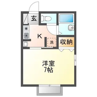プエンテ【1階】の間取り