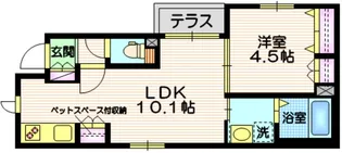 fortune尾山台【1階】の間取り