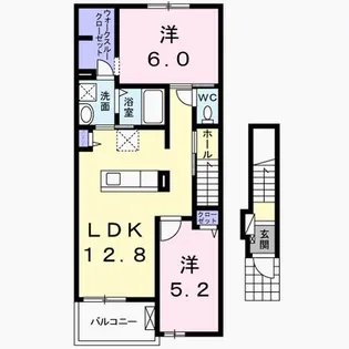 サンライズ橿原セリーン【2階】の間取り