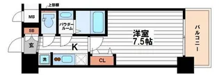 プレサンス堺筋本町センティス【6階】の間取り