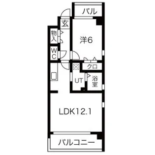 ヴェール香流通り【3階】の間取り
