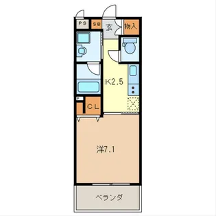 カメリア【2階】の間取り