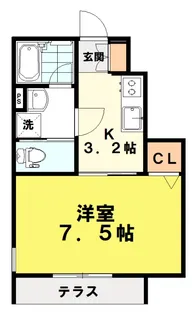 カンセ成増【1階】の間取り