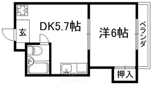 Crest【1階】の間取り