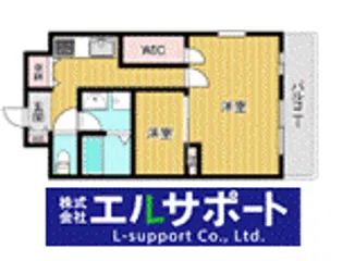 ニューライフ大濠【5階】の間取り