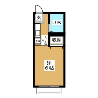 アビタシオン【1階】の間取り