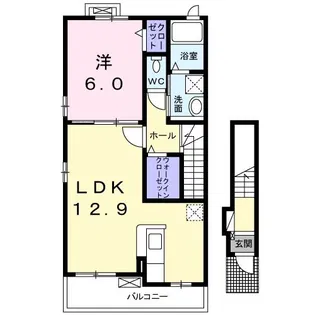 セレノフィオーレ【2階】の間取り