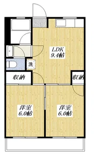 高橋マンションB【2階】の間取り