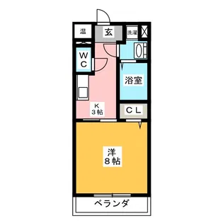 ドリームタウン【2階】の間取り