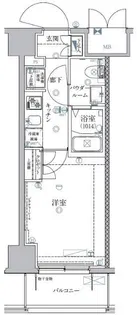 南池袋レジデンス【7階】の間取り