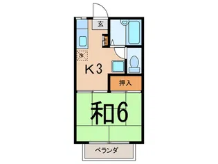サンヴェ-ル【2階】の間取り