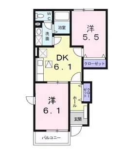 ラフィーネ T‐B【1階】の間取り