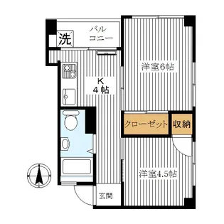 アビタ新大塚【4階】の間取り