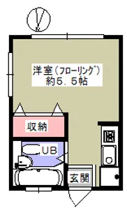 長谷見アパート【2階】の間取り