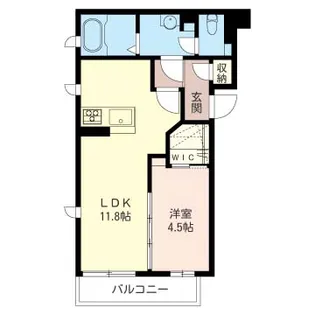 ベルシエール瀬谷【1階】の間取り