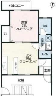 覚山-3【1階】の間取り