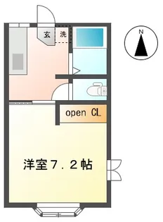 MTハイツ北山【1階】の間取り