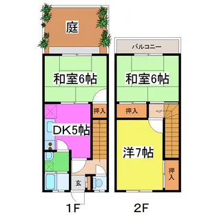 メゾン吹田の間取り
