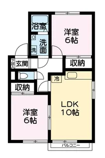 エクセル1【2階】の間取り