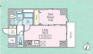 東京都中央区日本橋堀留町1【マンション】の間取り