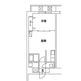 シャトーブラン25【5階】の間取り