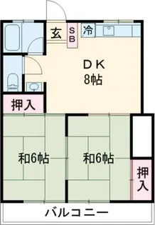 サンハイム【2階】の間取り