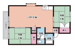 リバーサイドセジュール【1階】の間取り