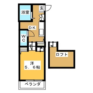 隠れ家(KAKUREGA)【1階】の間取り