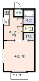 メゾン木下【2階】の間取り