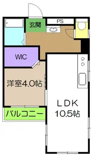 ヴィラ五番街【5階】の間取り