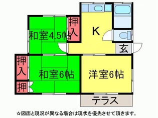 千葉県成田市飯田町【一戸建】の間取り