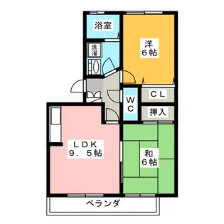 ソレーユ宮代【2階】の間取り