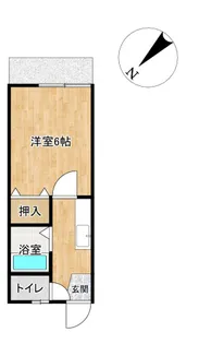 ハイツJUN【1階】の間取り