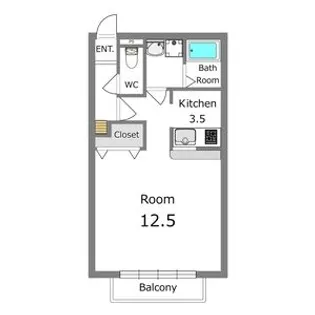 グローリエ【1階】の間取り