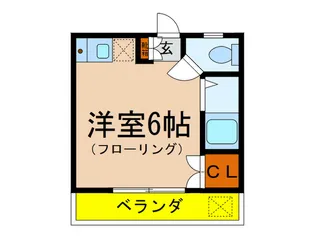 MIWAハイツ【2階】の間取り