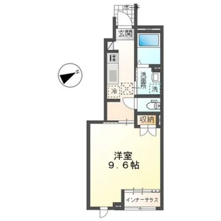 岡山県岡山市北区高松【アパート】の間取り