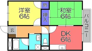 メゾングランピア【1階】の間取り