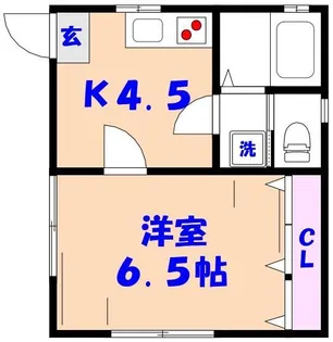 メゾンシルフィード【1階】の間取り