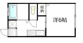 シティハイム戸井【2階】の間取り