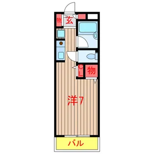 TKマンション【1階】の間取り