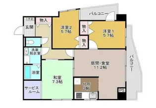 マホロバ【7階】の間取り